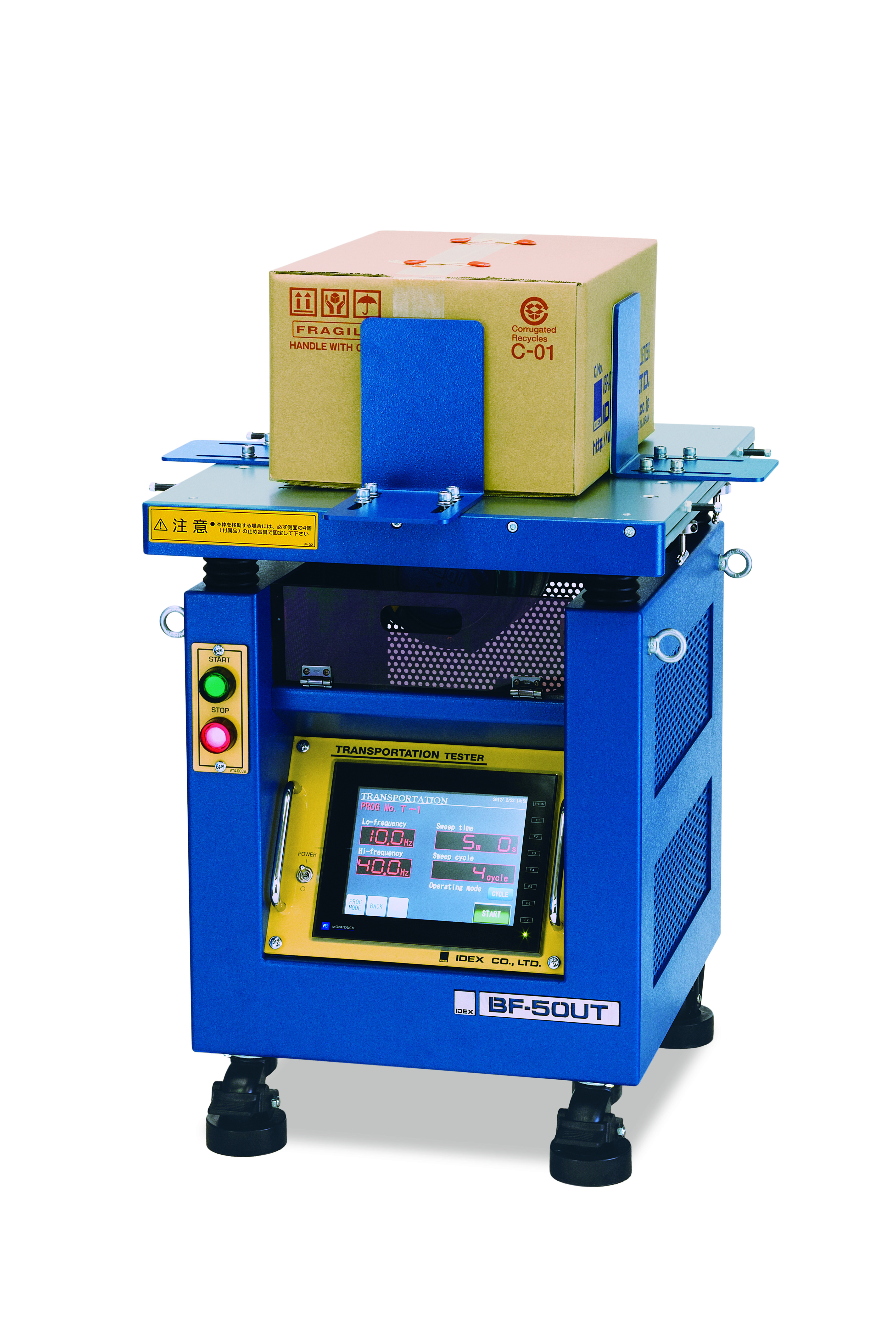 BF-50UT IDEX Transportation Tester Triaxial simultaneous vibration - Kiểm tra vận tải hộp carton rung 3 trục