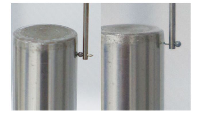 Example of measurement by T stylus